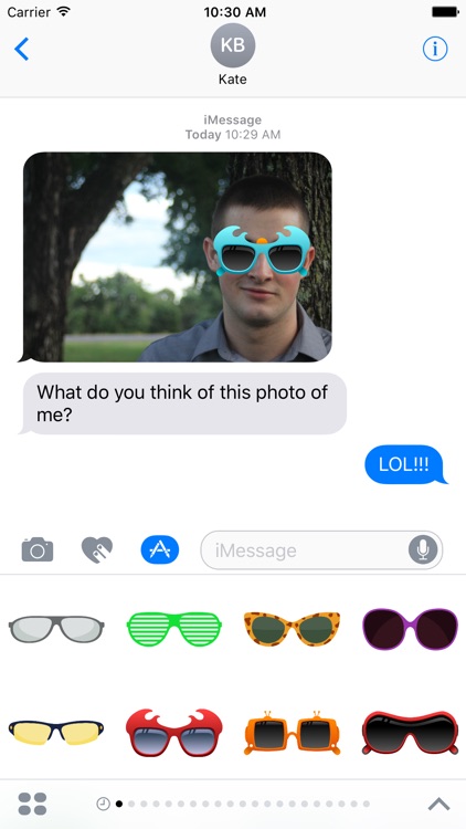 Sunglasses Stickers for iMessage