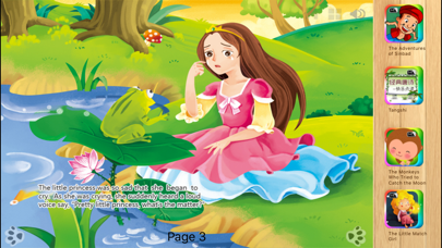 Screenshot #1 pour Frog Prince Bedtime Fairy Tale iBigToy