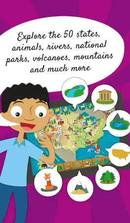 Game screenshot Kids US Atlas - United States Geography Games apk