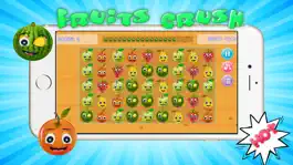 Game screenshot Fruit Crush Bump - puzzle match 3 fruit for kids apk