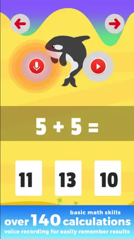Game screenshot Kids Sea Life Creator - early math calculations using voice recording and make funny images hack