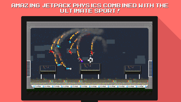 Screenshot #2 pour Jetpack Soccer - Physics Based Soccer
