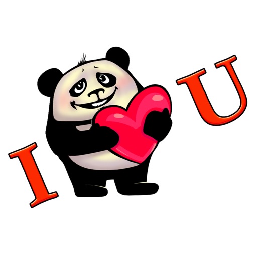 Funny Panda Stickers