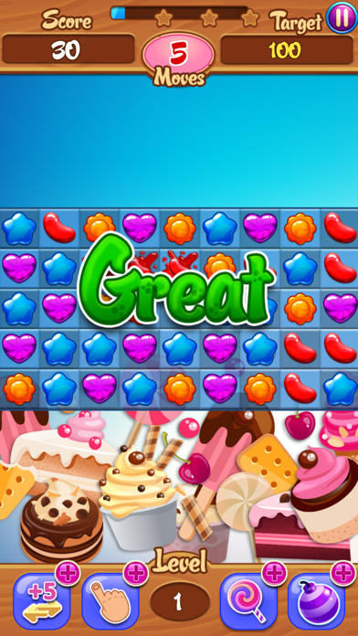 Screenshot #1 pour Candy Garden New Sweet Jelly Land : DELUXE - NEW