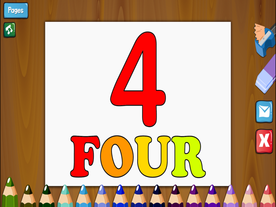 ABC 123 Kids Coloring Book - Alphabet & Numbers iPad screenshot