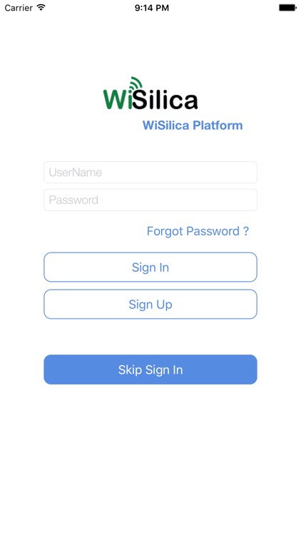 WiSilica Platform