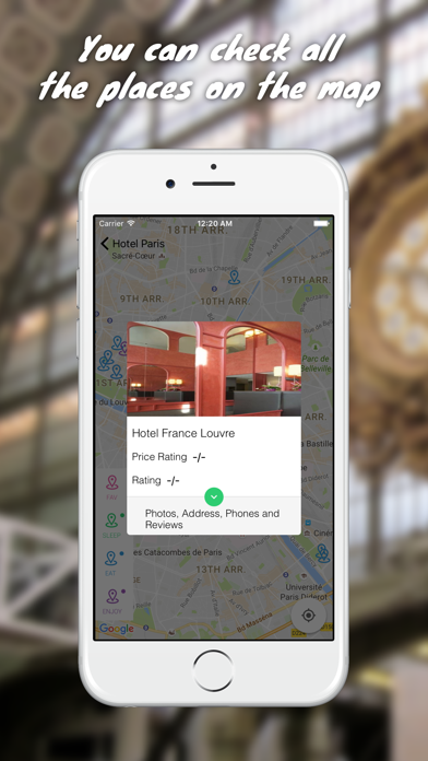 Screenshot #3 pour Paris City - guide with maps, hotels, cafe