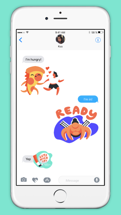 Screenshot #3 pour Stridekick Fitness Stickers