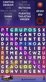 wordsearch christmas (spanish) iphone screenshot 2