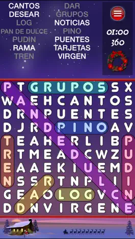 Game screenshot WordSearch Christmas (Spanish) apk