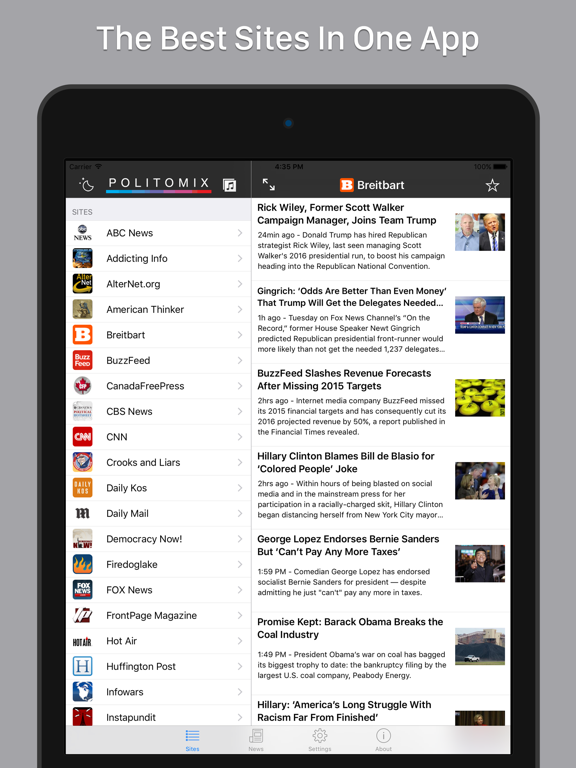 Screenshot #5 pour Politomix - Political News