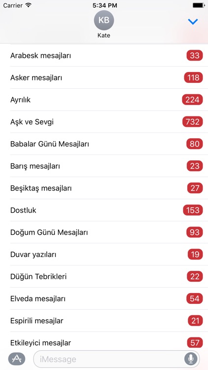 Kısa mesajlar screenshot-3