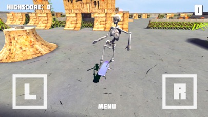 How to cancel & delete Skeleton Skate - Free Skateboard Game from iphone & ipad 3