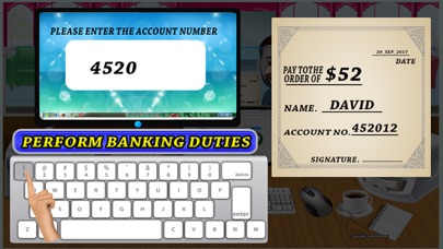 Bank Management Cashier Duty screenshot 3