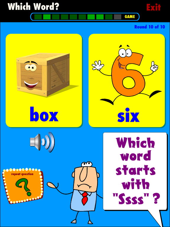 Screenshot #5 for Phonic Flashcards lite CVC