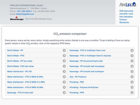 Pipelife - EPD Calculator screenshot 3