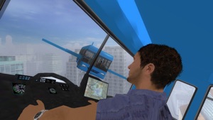 Flying Bus City Stunts Simulator - Collect stars by performing stunts in 3D modern city screenshot #4 for iPhone