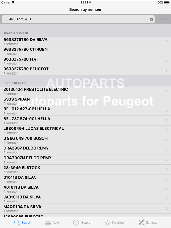 Autoparts for Peugeotのおすすめ画像1