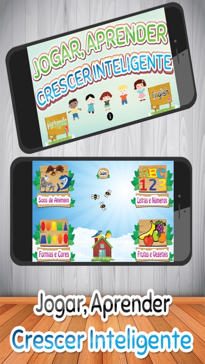 Crianças jogo de aprendizagem - Português