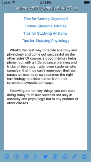 Anatomy & Physiology Study Tips(圖1)-速報App