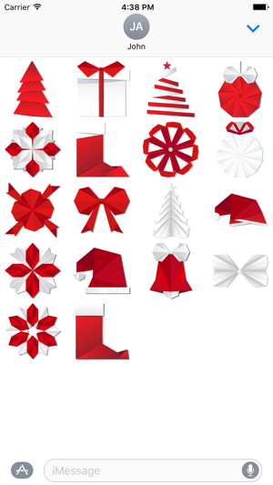 Christmas Origami - Fx Sticker(圖2)-速報App