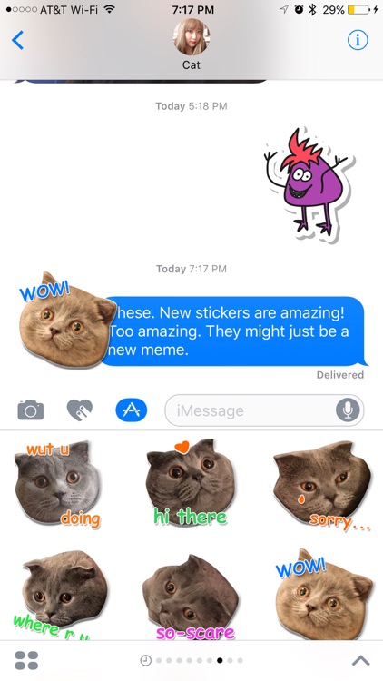 Meow Stickers