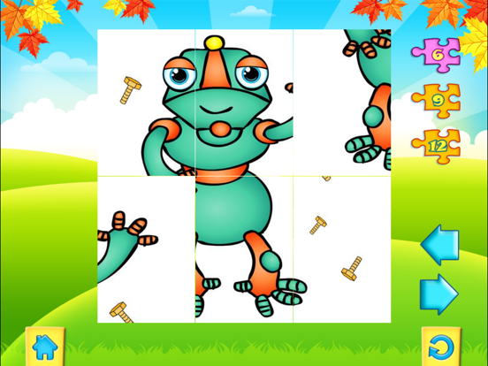 123 Kids Fun PUZZLE RED - Kids Slide Puzzle Games iPad screenshot