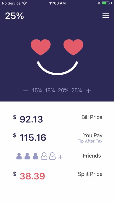 Smiley Tip - Tip Calculator screenshot 4