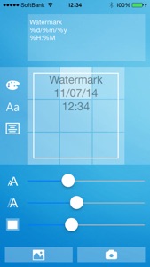 Simple Watermark Camera Free screenshot #2 for iPhone