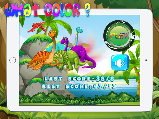 Screenshot #5 pour kindergarten color games jeux de couleur dinosaure