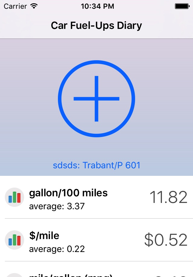 Free Fueling manager for all your auto screenshot 4