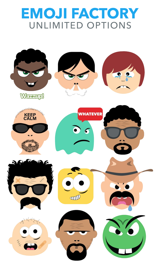 #1. Emoji Factory - Create your own emojis (iOS) 由: Aldoja