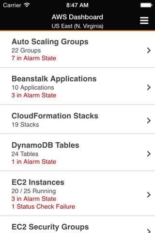 AWS Console screenshot 2