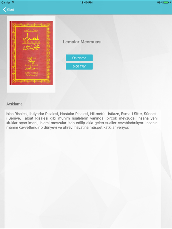 Hayrat Kitaplık iPad screenshot 4 - Book app