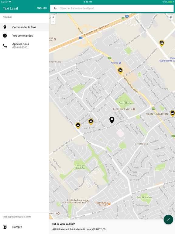 Screenshot #4 pour Taxi Coop Laval