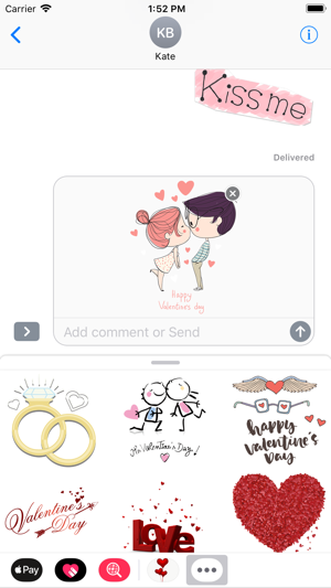 Valentine's Day 2018 Stickers(圖1)-速報App