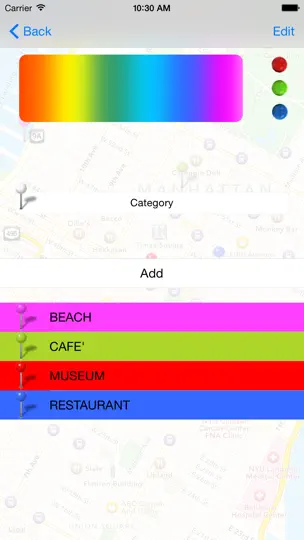 Screenshot von Pin The World auf dem iPhone 4
