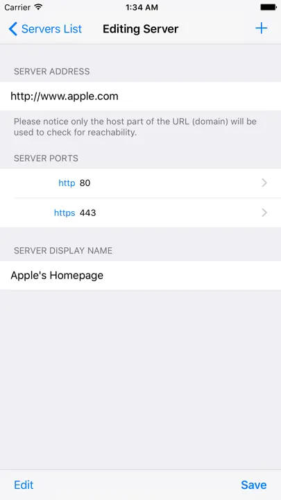 Is It Down? – Uptime Checker Widget iPhone-skjermbilde 4