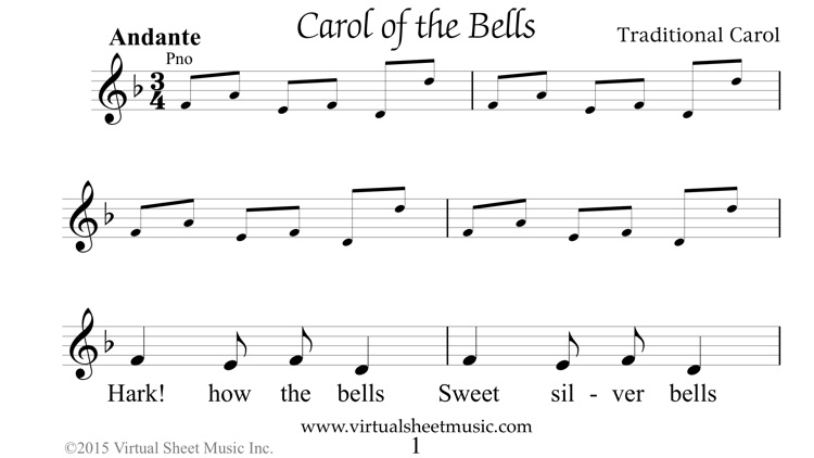 VSMCarols Christmas Sheet Music