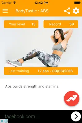 Game screenshot BodyTastic: ABS 6 pack Workout Excercise abdominal apk