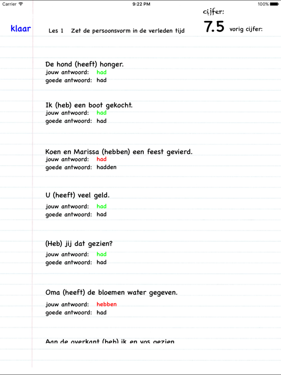 Screenshot #5 pour Grammatica en Spelling