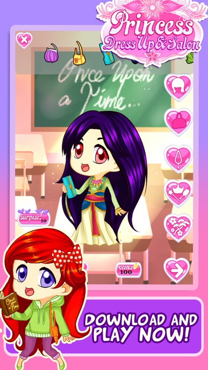 Anime Avatar Chibi Maker Kids Games For Girls Free screenshot-4