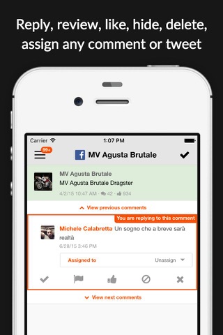 Agorapulse Companion App screenshot 3