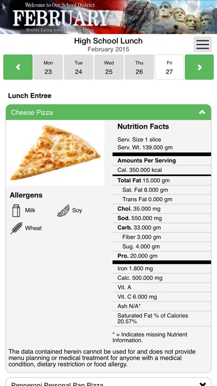 My School Menus