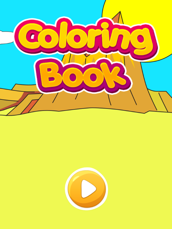 Dinosaur Planet Coloring Book Pages Kids & Adults iPad screenshot