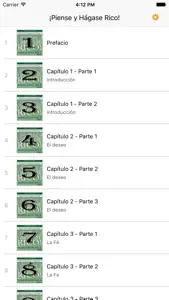 Piense y Hágase Rico - Napoleon Hill screenshot #1 for iPhone