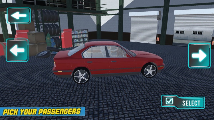 City Taxi Car Driving