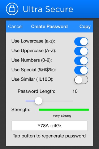 mSecure Password Manager screenshot 2