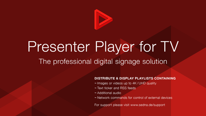 Screenshot #1 pour Presenter Player 4.5