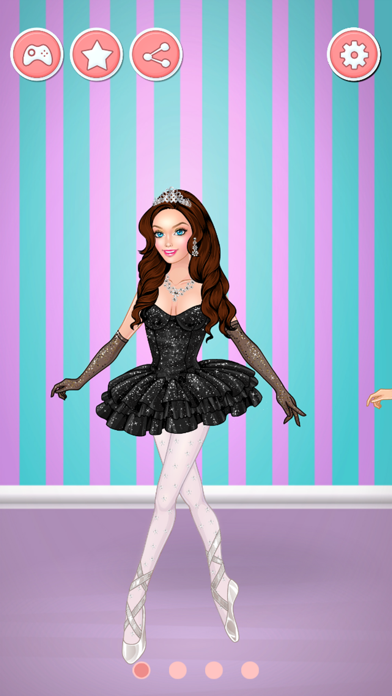 Screenshot #1 pour Ballerine Jeu D'habillage - Jeux De Mode De Ballet